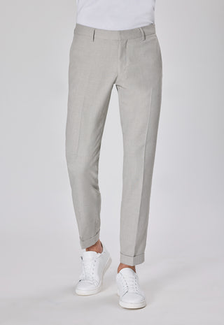 Pantalone Misto Lino|Colore:Perla