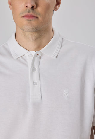 Polo Piquet 100% Cotone|Colore:Bianco