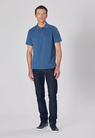 Polo Piquet 100% Cotone|Colore:Blu