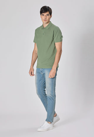 Polo Piquet 100% Cotone|Colore:Verde