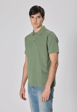 Polo Piquet 100% Cotone|Colore:Verde