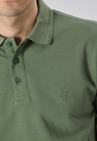 Polo Piquet 100% Cotone|Colore:Verde