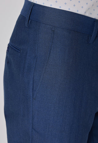 Pantalone Spigato|Colore:Blu
