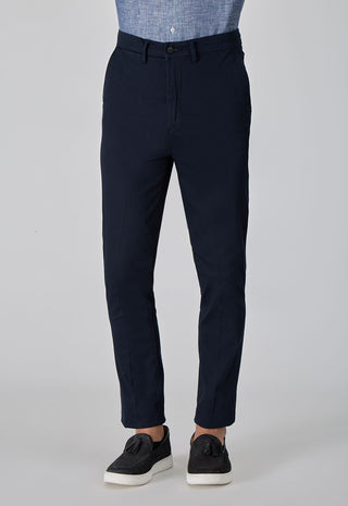 Pantalone Skinny Fit in Cotone Stretch|Colore:Dark blu