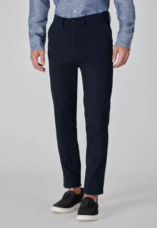 Pantalone Skinny Fit in Cotone Stretch|Colore:Dark blu
