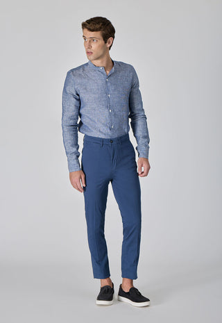 Pantalone Skinny Fit in Cotone Stretch|Colore:Light blue