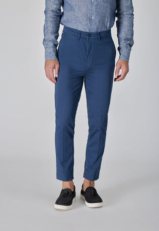 Pantalone Skinny Fit in Cotone Stretch|Colore:Light blue