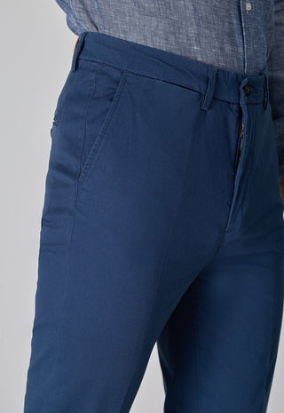 Pantalone Skinny Fit in Cotone Stretch|Colore:Light blue