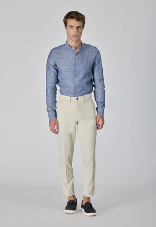 Pantalone Skinny Fit in Cotone Stretch|Colore:Mastice