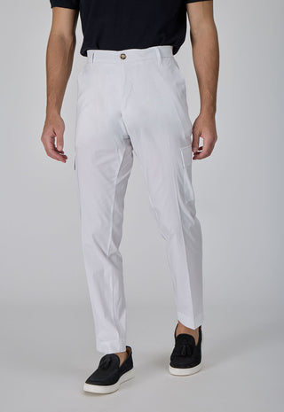Pantalone Cargo Slim Fit in Cotone e Nylon