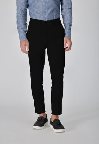 Pantalone Skinny Fit in Cotone Stretch|Colore:Nero