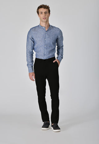 Pantalone Skinny Fit in Cotone Stretch|Colore:Nero