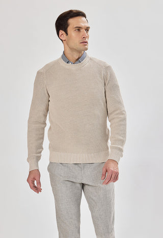 Maglia Girocollo Stone Wash 100% Cotone