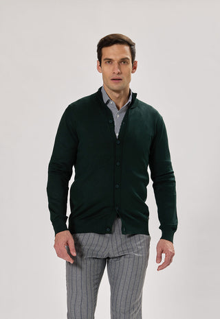 Cardigan Neck con Bottoni
