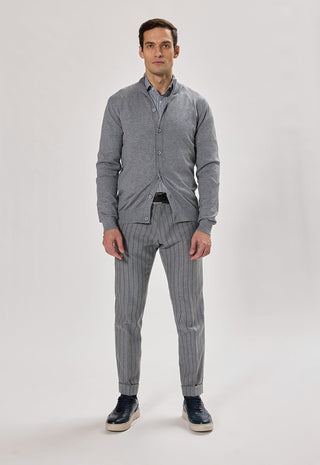 Cardigan Neck con Bottoni