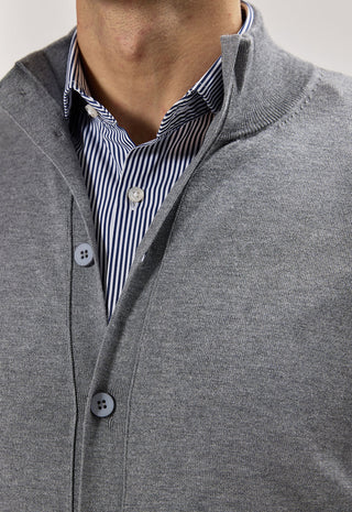 Cardigan Neck con Bottoni