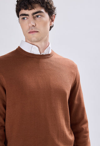 Viscose Crew Neck Sweater
