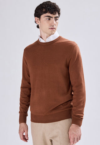 Viscose Crew Neck Sweater