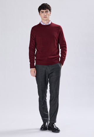 Viscose Crew Neck Sweater