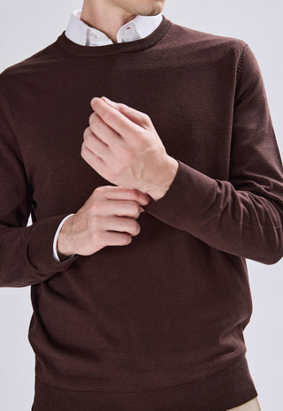 Viscose Crew Neck Sweater