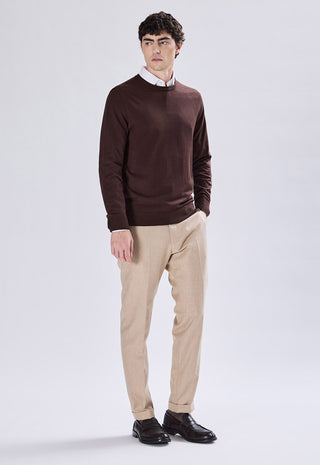 Viscose Crew Neck Sweater