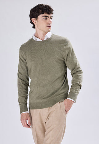 Viscose Crew Neck Sweater