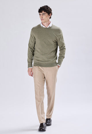 Viscose Crew Neck Sweater