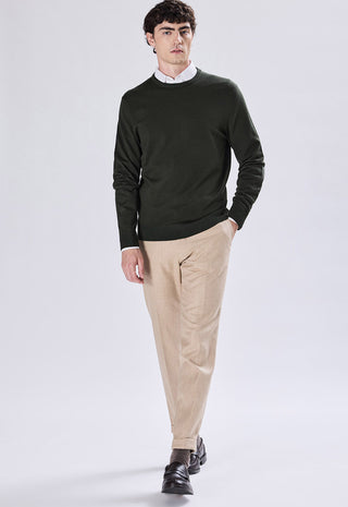 Viscose Crew Neck Sweater