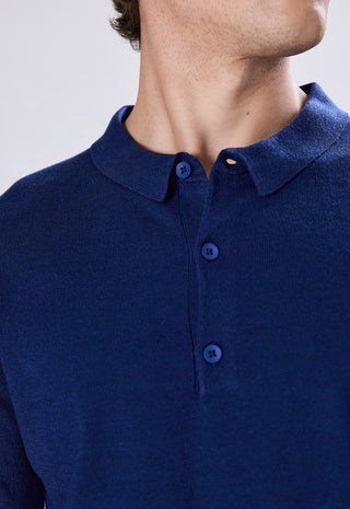 Long Sleeve Button Polo Shirt