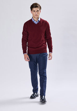 V-neck sweater