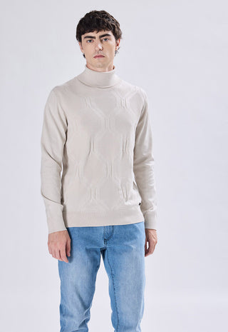 Geometric Pattern Turtleneck
