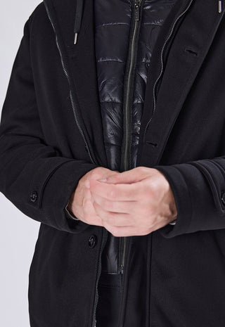 Parka con Gilet Removibile