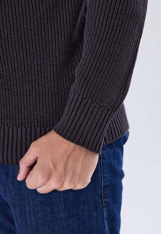 100% Cotton Stone Wash Crew Neck Sweater