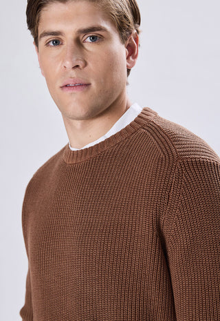 100% Cotton Stone Wash Crew Neck Sweater
