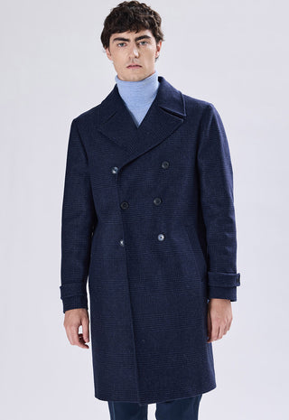 Cappotto Doppiopetto Check a Quadri