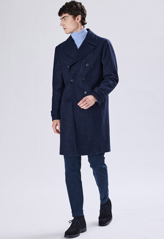 Cappotto Doppiopetto Check a Quadri