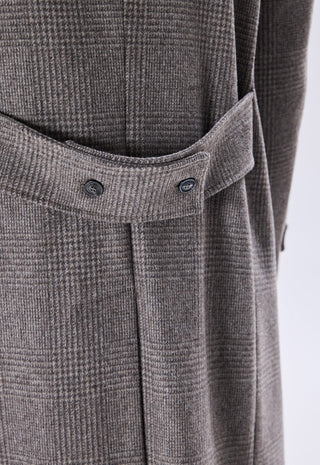 Cappotto Doppiopetto Check a Quadri