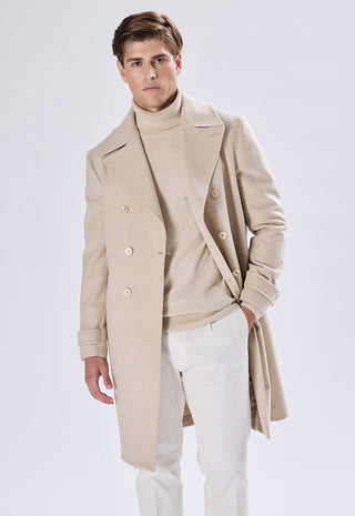 Cappotto Doppiopetto Check a Quadri