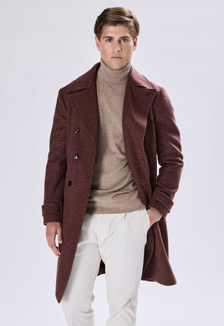 Cappotto Doppiopetto Check a Quadri