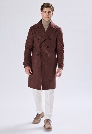 Cappotto Doppiopetto Check a Quadri