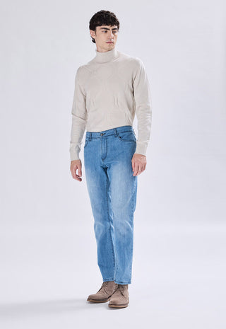 Five-Pocket Wash Jeans