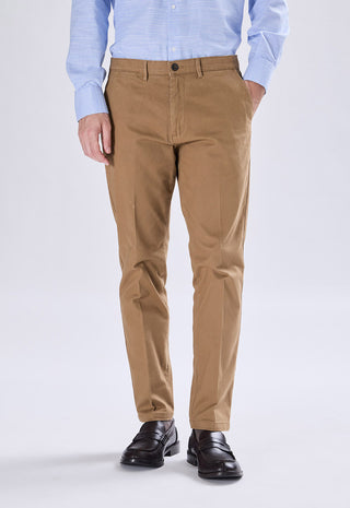 Pantalone Chino Slim Fit|Colore:Fango