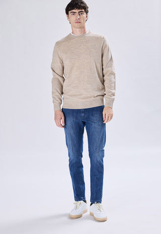Maglia Girocollo Misto Lana