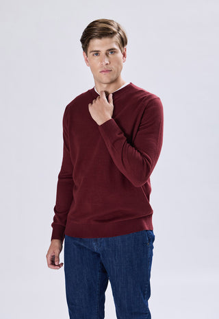 Maglia Girocollo Misto Lana