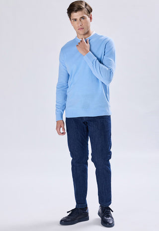 Maglia Girocollo Misto Lana
