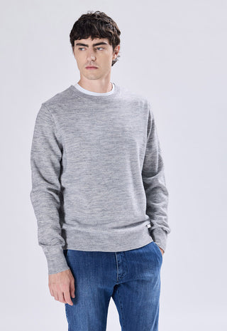 Maglia Girocollo Misto Lana