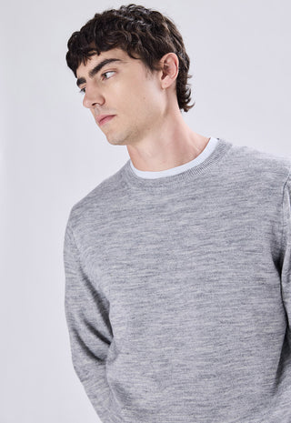 Maglia Girocollo Misto Lana
