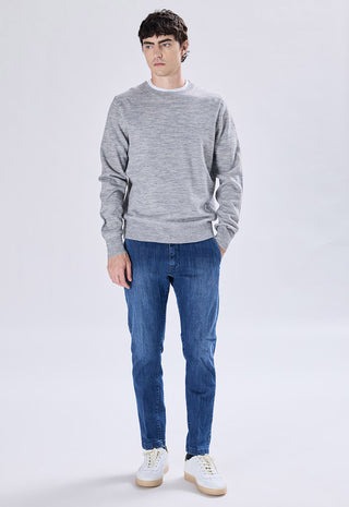 Maglia Girocollo Misto Lana