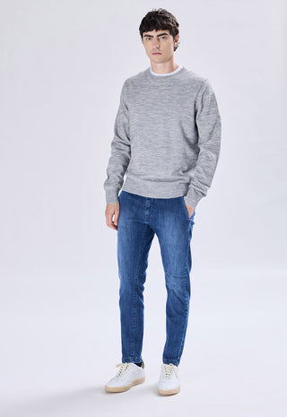 Maglia Girocollo Misto Lana