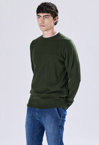 Maglia Girocollo Misto Lana